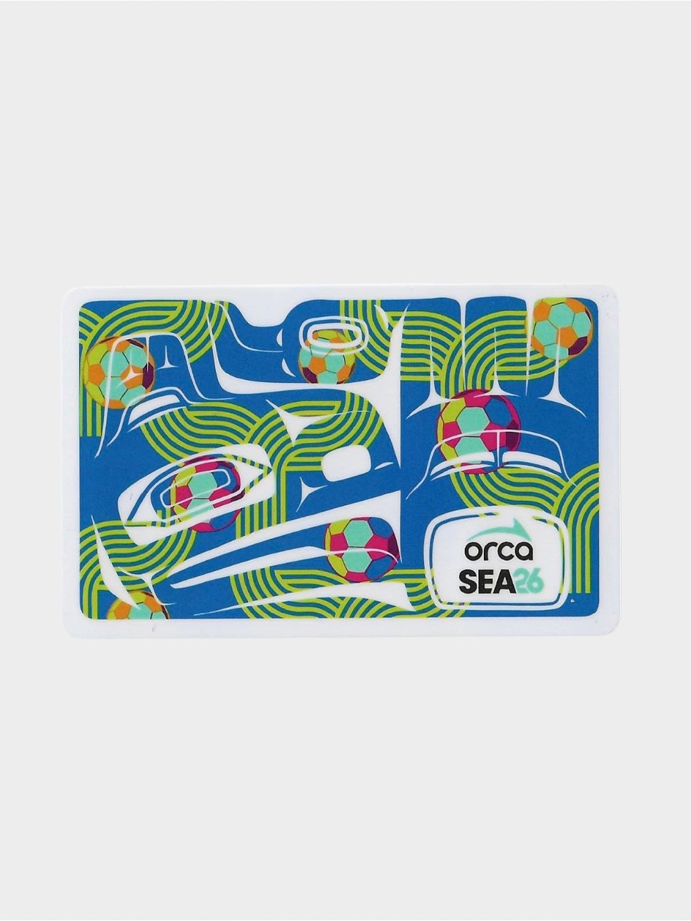 Limited Edition FIFA World Cup 2026 Orca SEA ’26 Seattle Transit Soccer Pass
